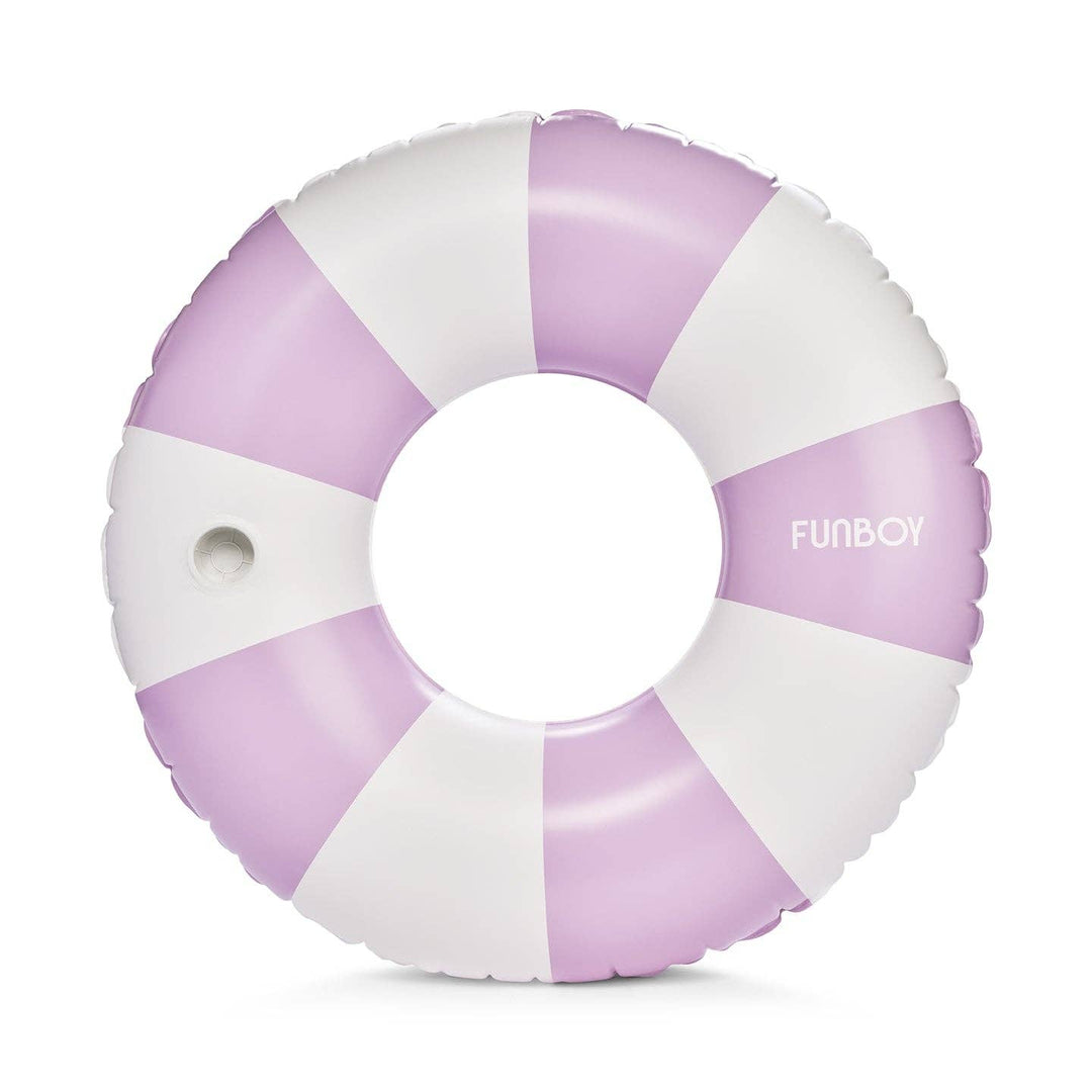 Vintage Tube Float Lavender And White
