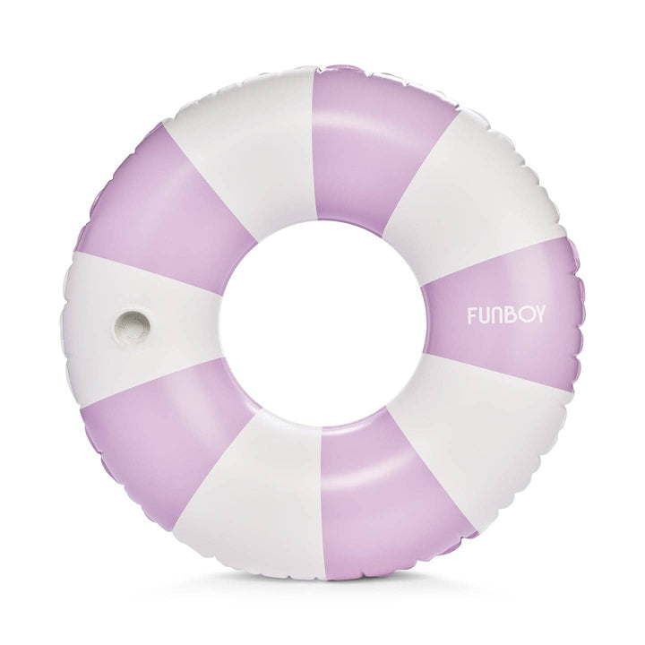 Vintage Tube Float Lavender And White