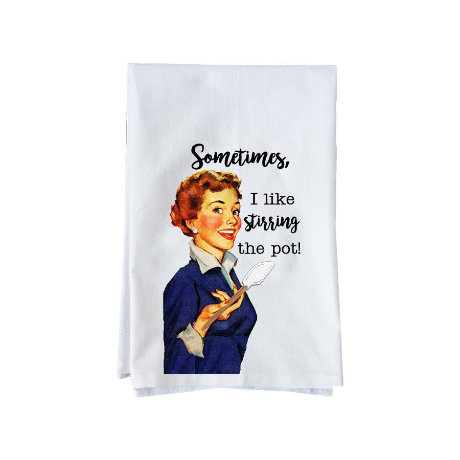 Stirring the pot Kitchen Towel