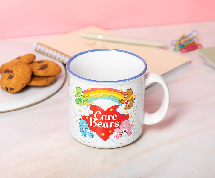 Care Bears Rainbow Heart Logo 20 Ounce Camper Mug