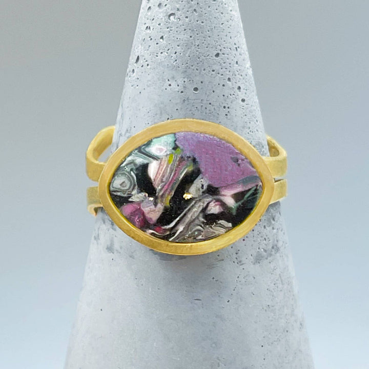 The Goldeneye Handmade Adjustable Ring