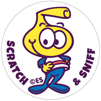 Saturday Morning Cartoons EverythingSmells Scratch & Sniff Stickers