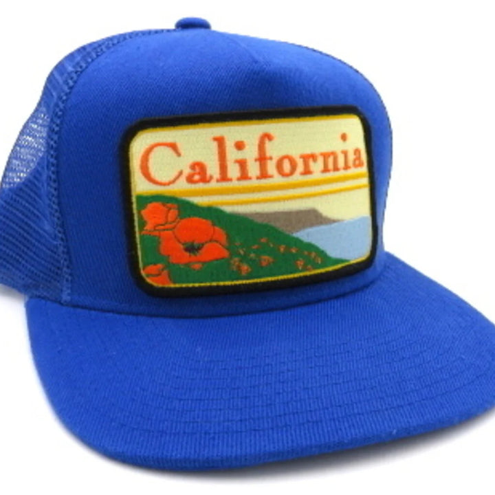 California blue Trucker Hat
