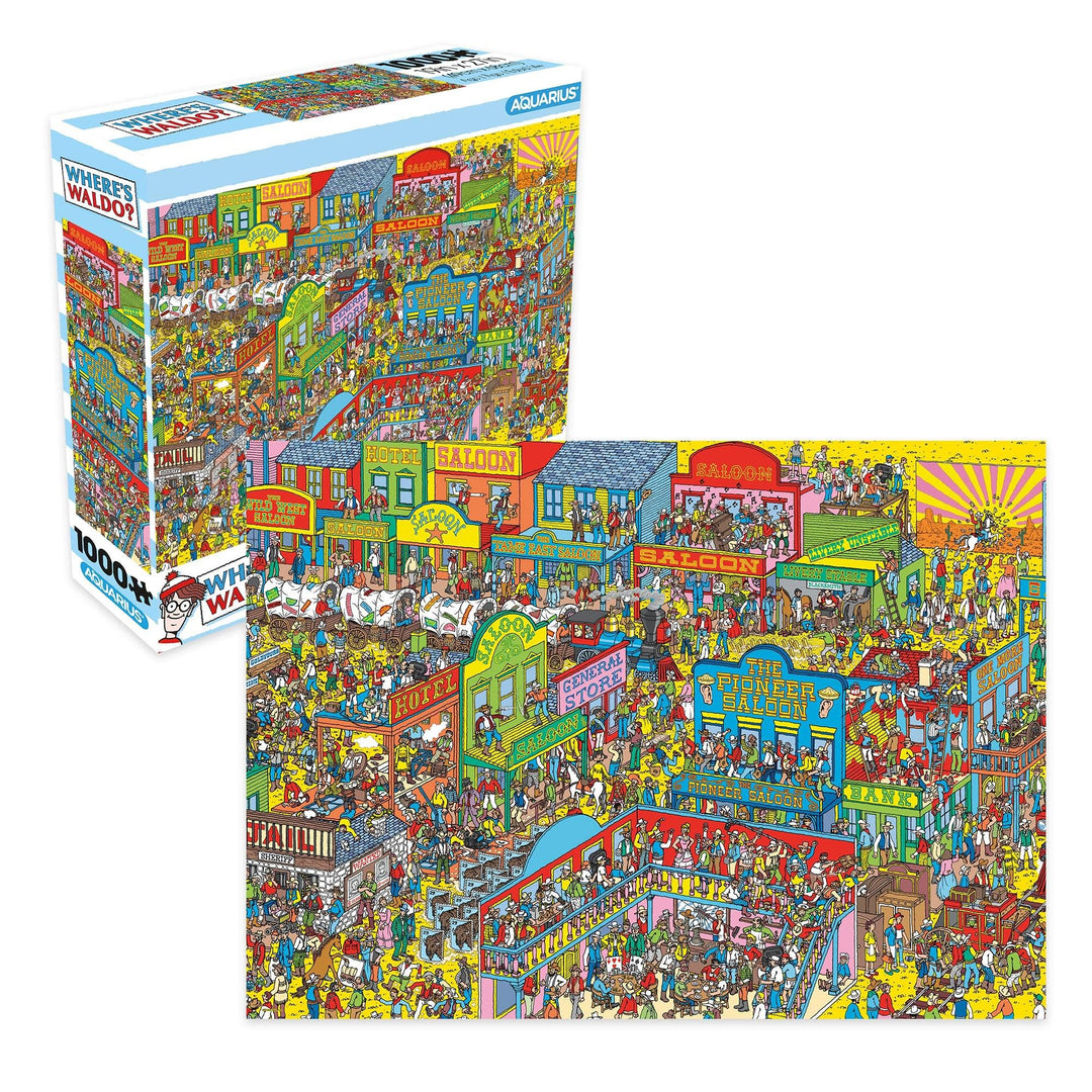 Where's Waldo Wild Wild West 1000-Piece Jigsaw Puzzle