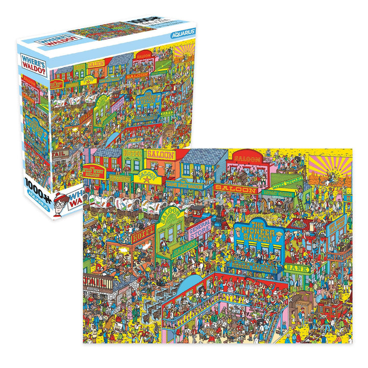 Where's Waldo Wild Wild West 1000-Piece Jigsaw Puzzle