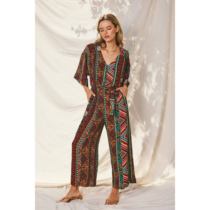 Arete Button Down Kimono Jumpsuit