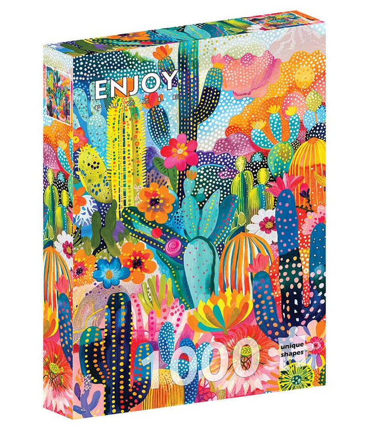Cacti Land 1000-Piece Enjoy Puzzle