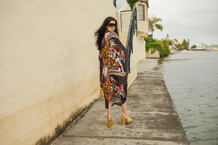 Actius Caftan in Rouge