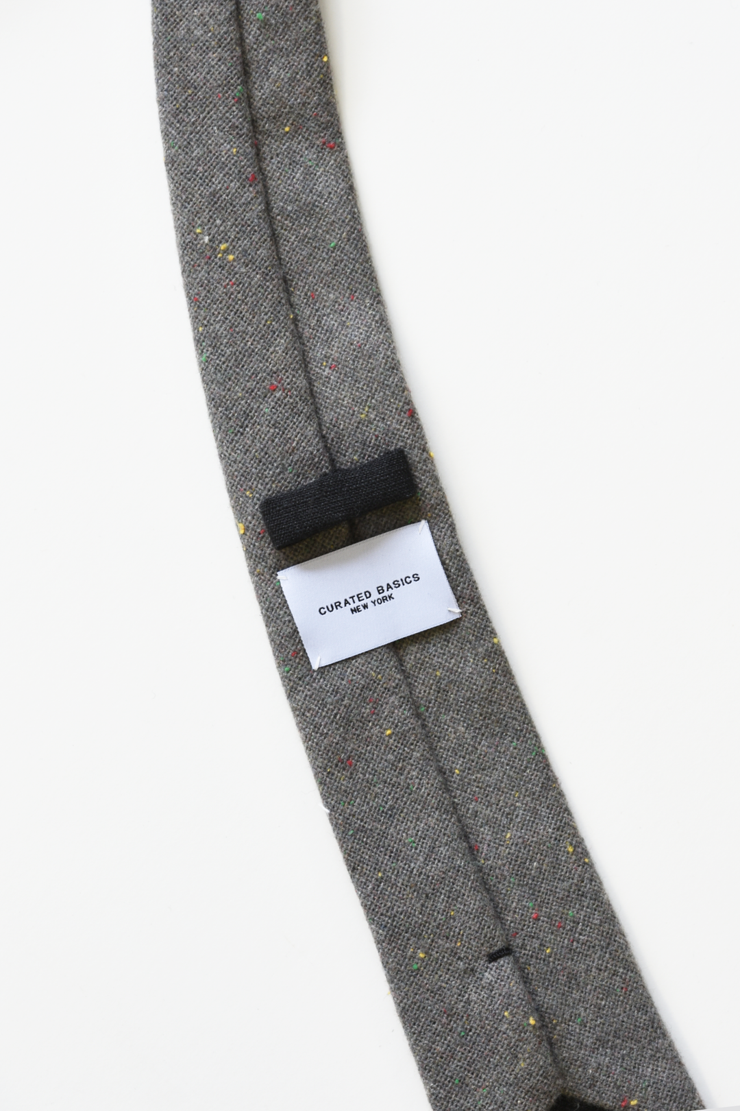 Speckled Grey Wool Tie