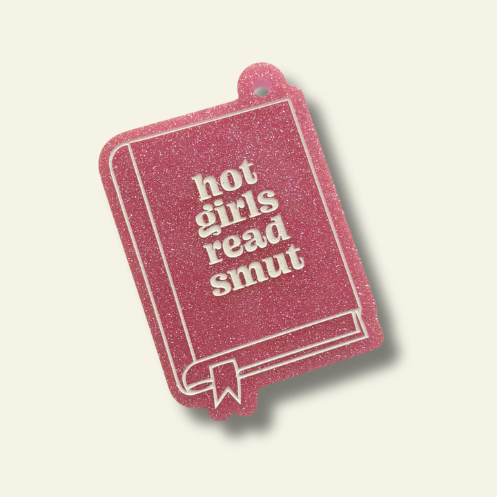 Hot Girls Read Smut Funny Bookish Christmas Ornament