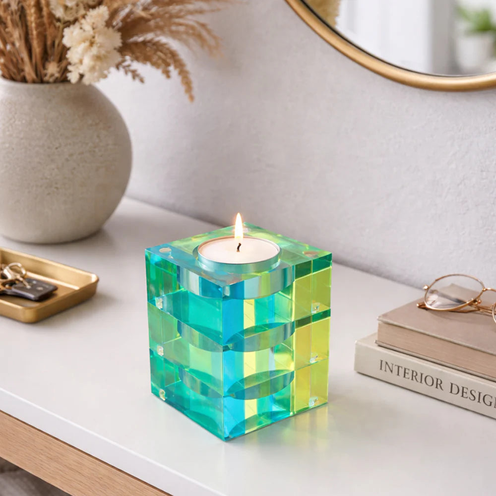 Striped Magnet Tealight Candle Holder - Set of 3 in 2 Colors