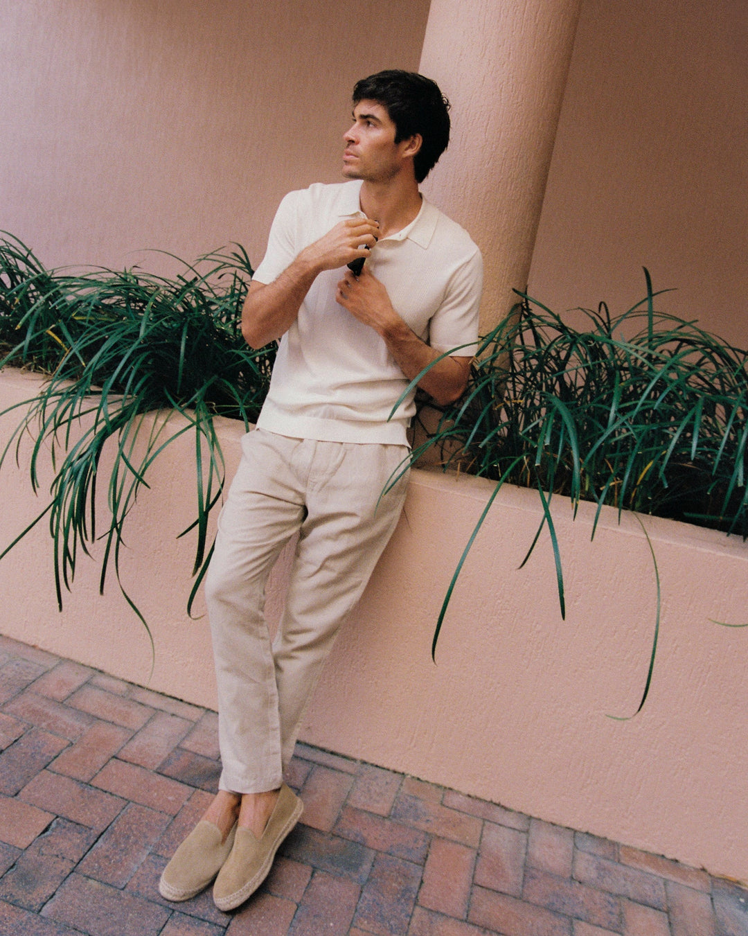 Air Linen Pull On Pant Dune