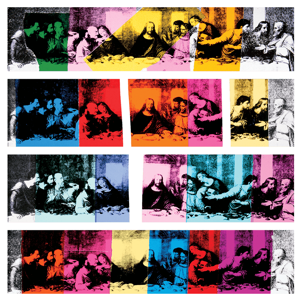 Last Suppers by Andy Warhol - Sheet of 7 Kiss-Cut Stickers