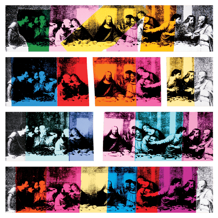 Last Suppers by Andy Warhol - Sheet of 7 Kiss-Cut Stickers
