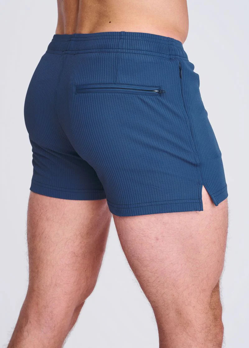 Riviera Seersucker Swim Shorts W/Mesh Lining PM-6023