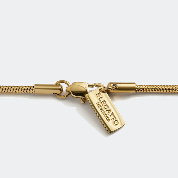Snake Chain Necklace Gold