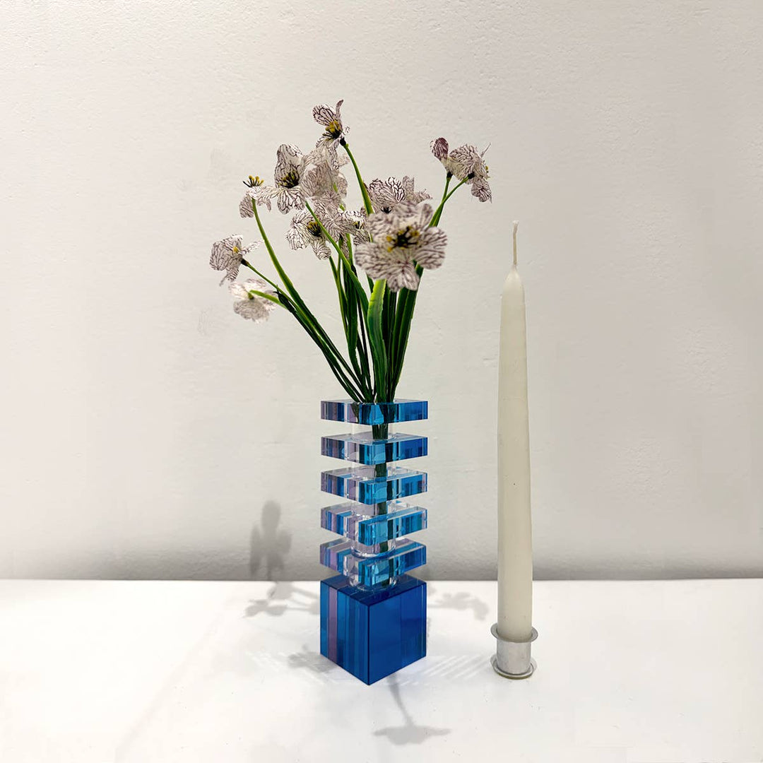 Combination Candleholder + Bud Vase Tower