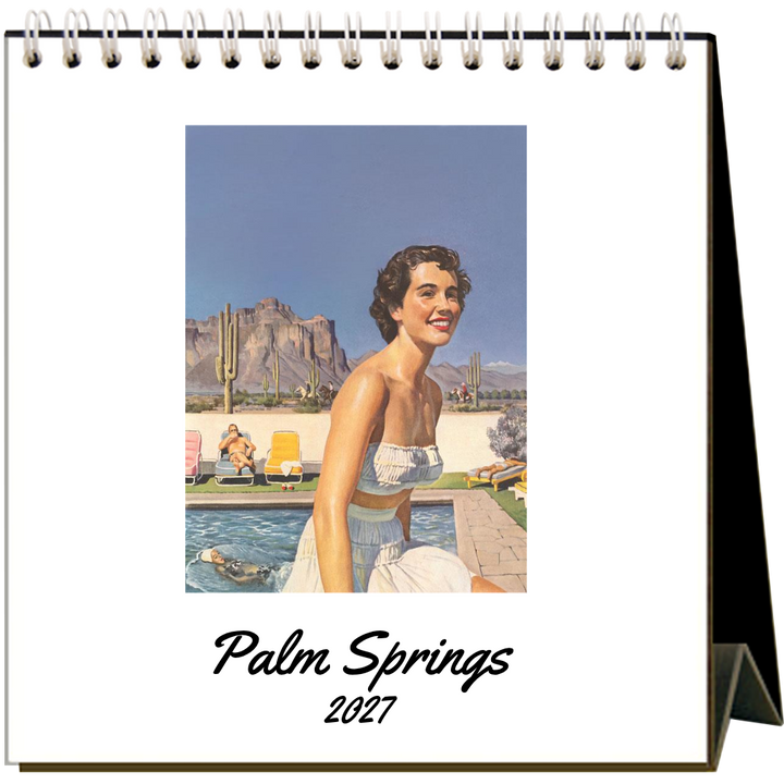 Palm Springs 2027 Desk Calendar