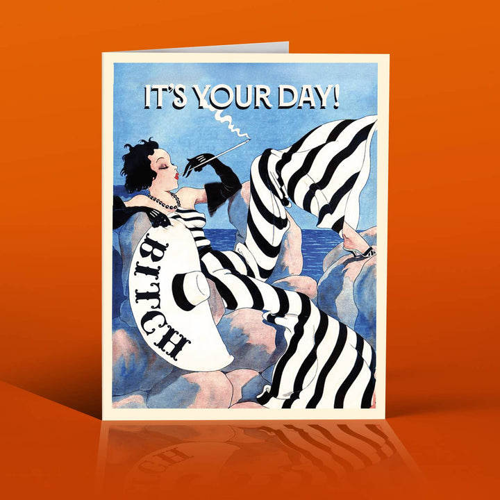 BEACH BITCH! birthday card