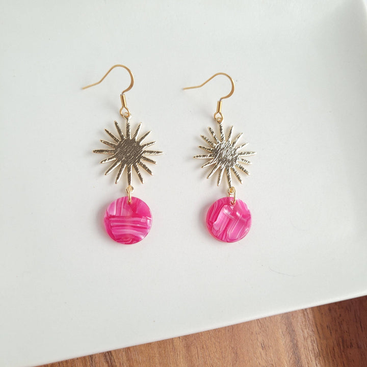 Solana Earrings - Raspberry // Jewelry