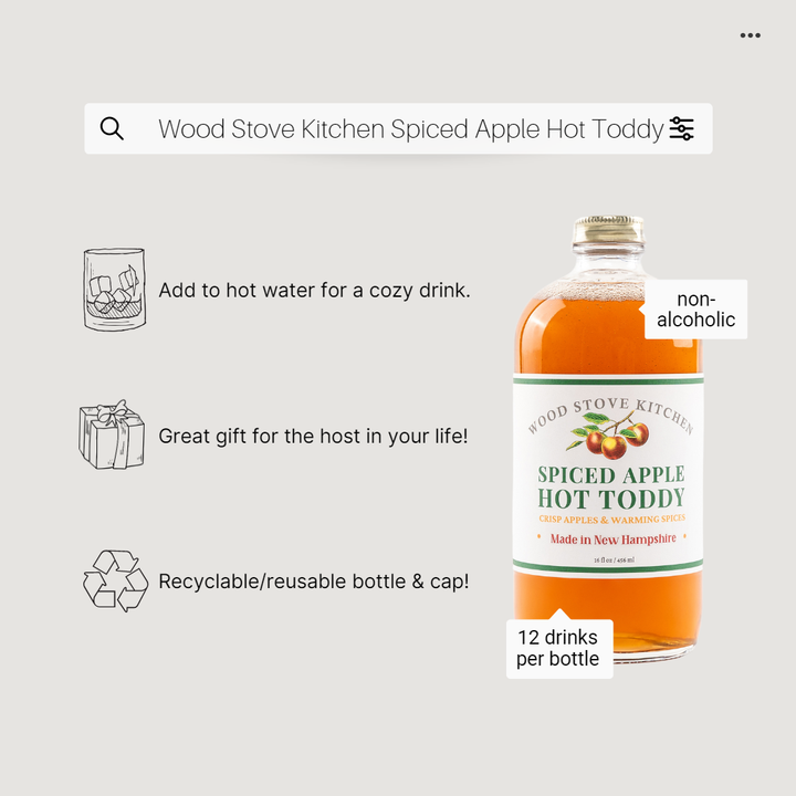 Spiced Apple Hot Toddy, 16 fl oz - Cocktail Mixer and Mockta