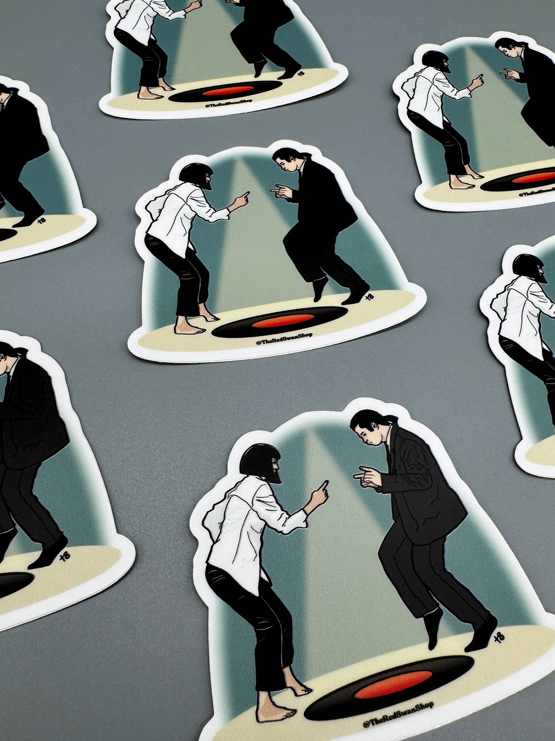Vinyl Decal - Pulp Fiction - Mia and Vincent Dancing