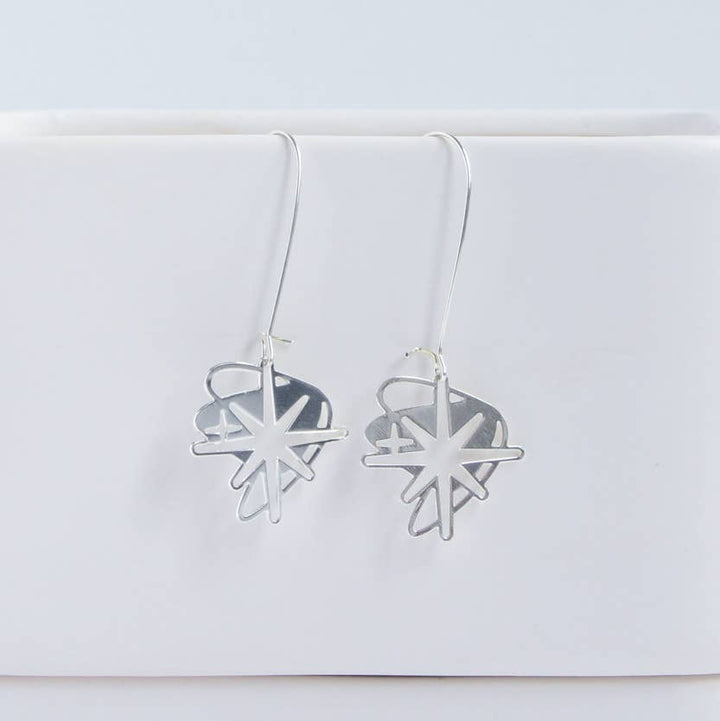 Retro Starburst Earrings