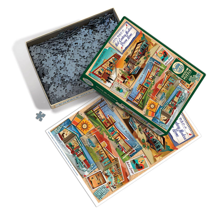 Mid Century Modern Dream Home 1000-Piece Cobble Hill Puzzle