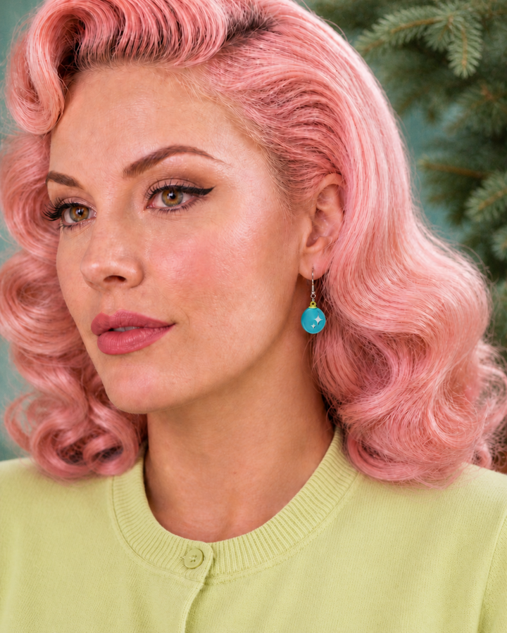 Christmas Bauble Drop Earrings
