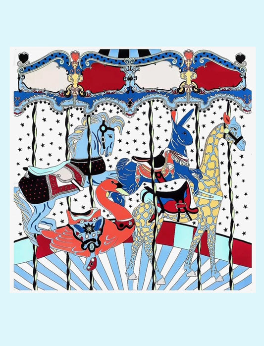 Carousel Blue Caftan