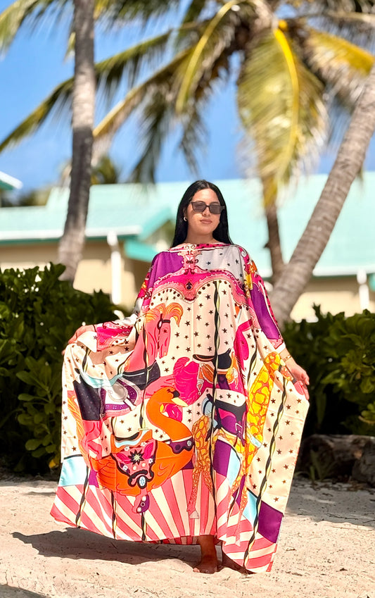 Carousel Pink Caftan