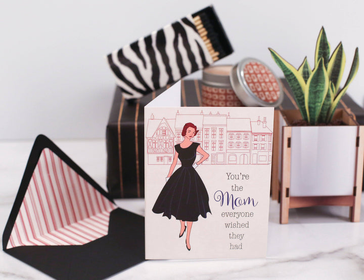 Mother's Day Vintage Fashion Mom Card