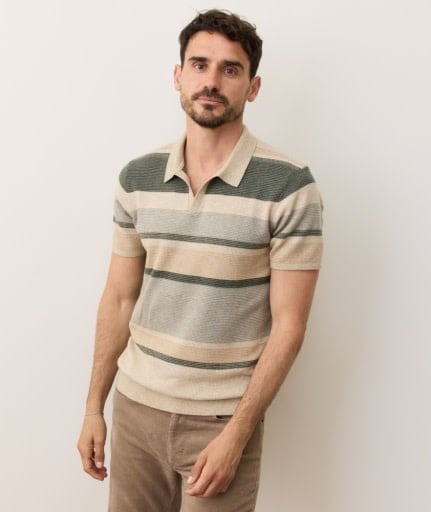 Liam Sweater Polo Green Multi