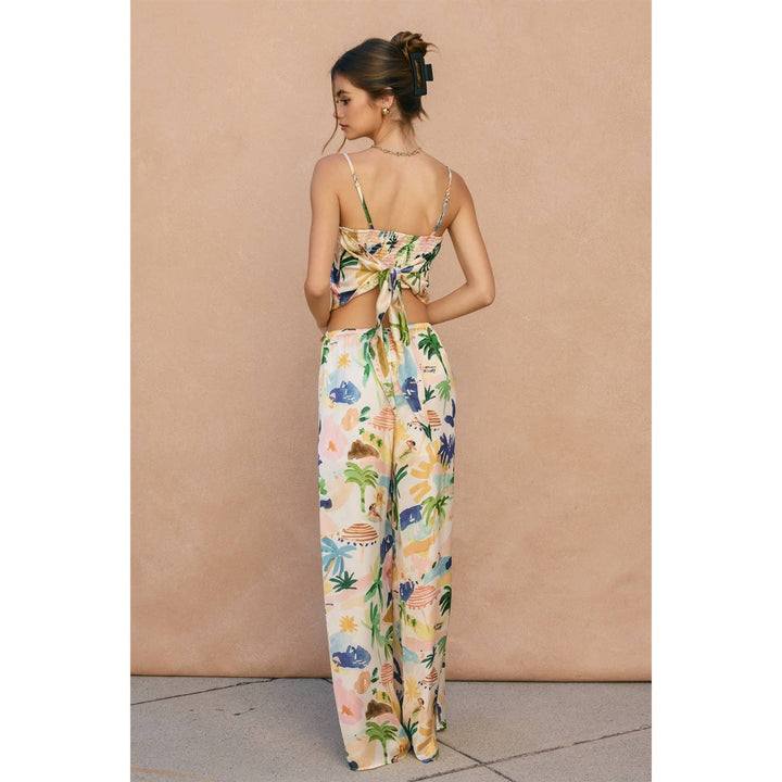 Isla Bonita Pull On Drawstring Pants