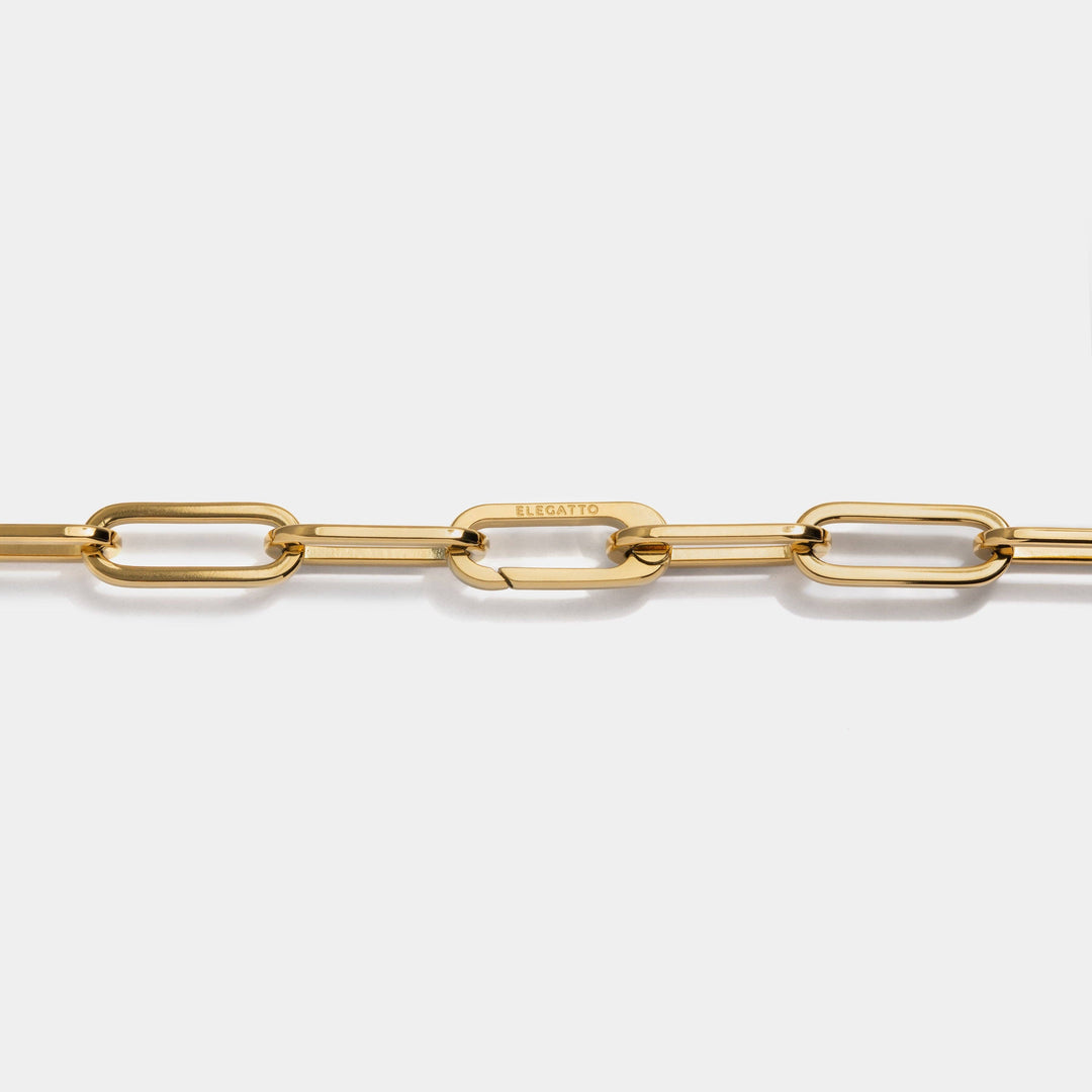 Paperclip Necklace - Gold