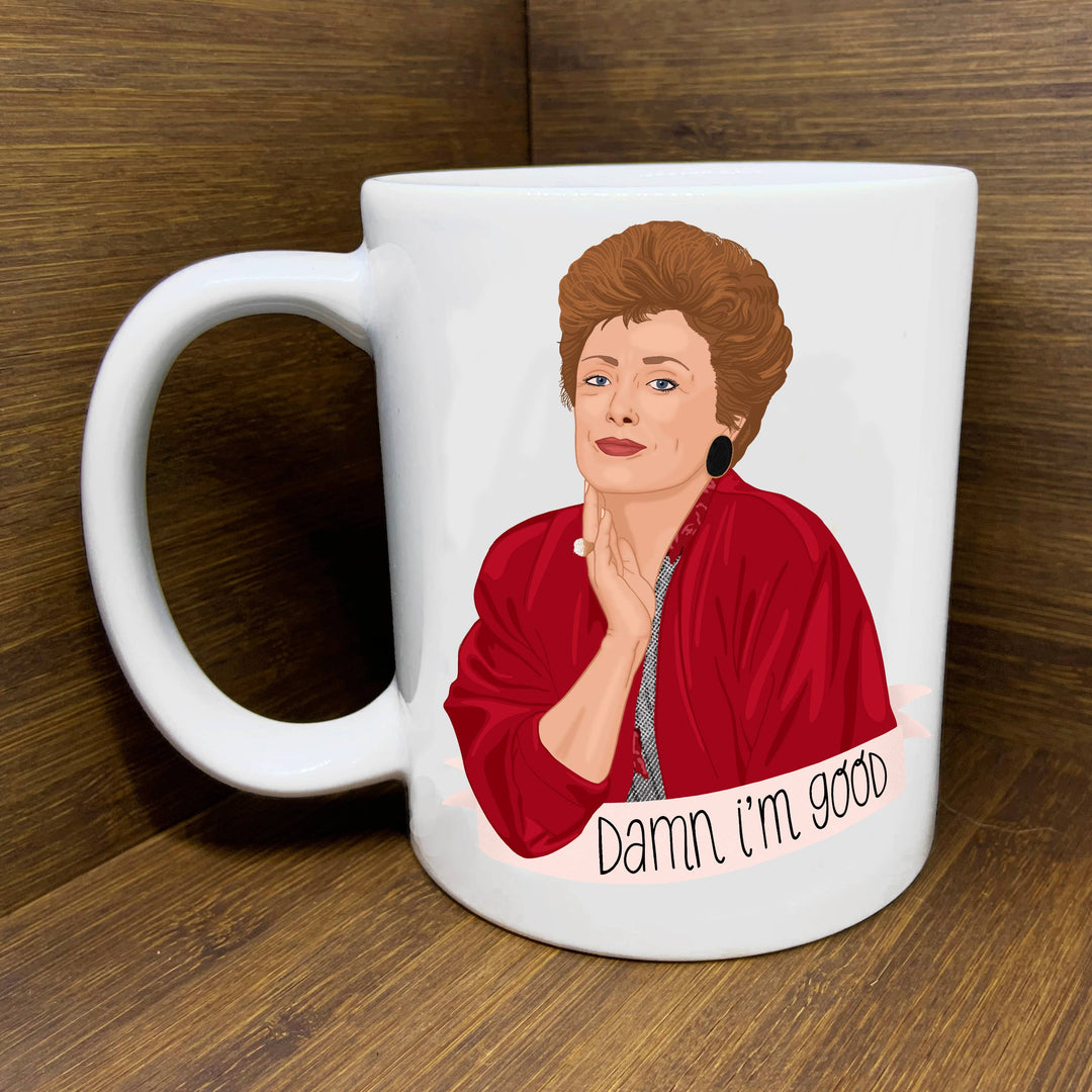 Rue McClanahan "Damn I'm Good" Mug