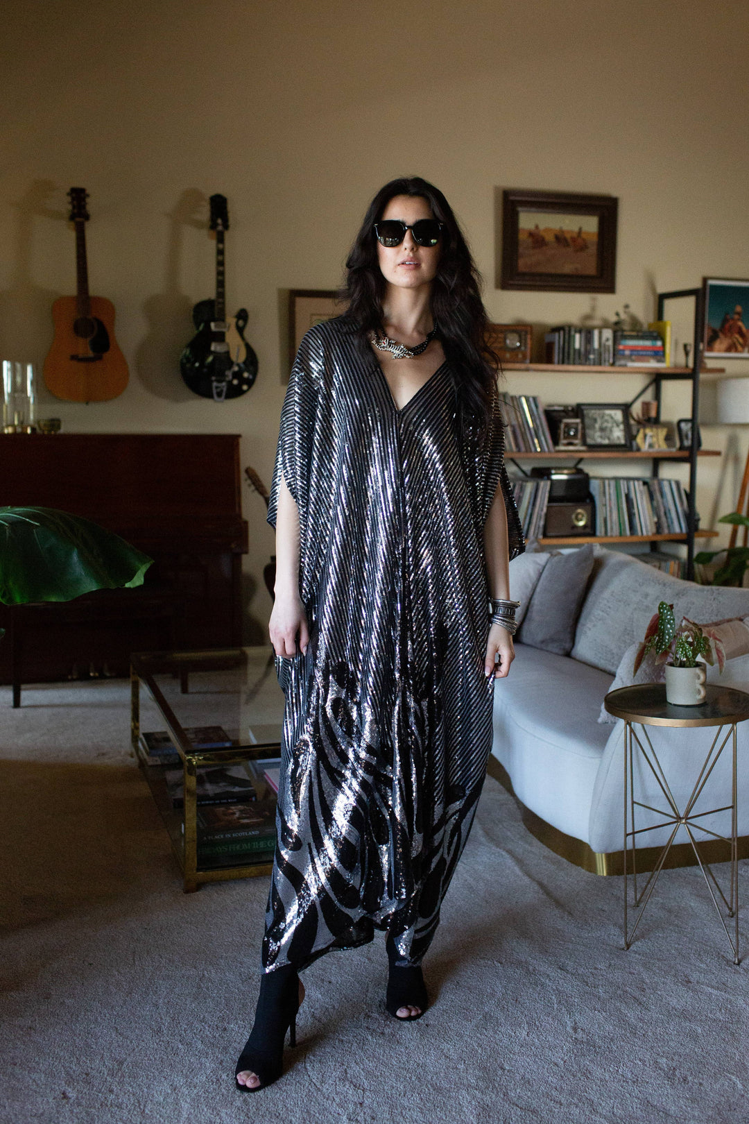 Disco Inferno Sequin Caftan Peepa's Gift Store Disco Inferno Sequin Caftan Peepa's Gift Store