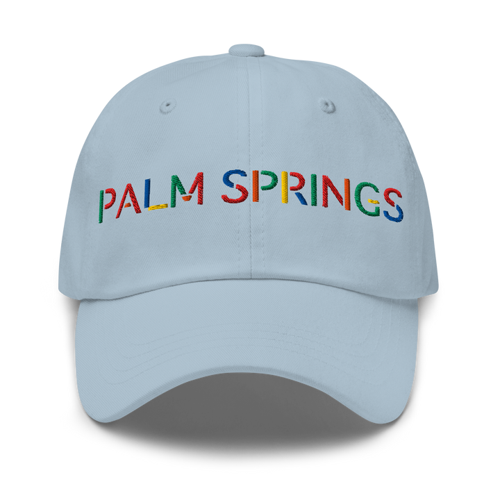 Palm Springs 1980s Light Blue Dad Hat