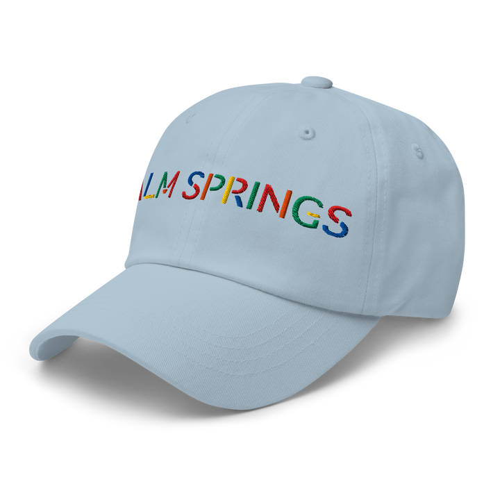 Palm Springs 1980s Light Blue Dad Hat