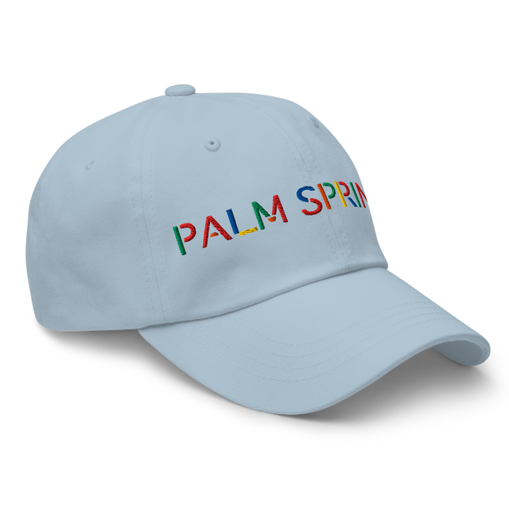 Palm Springs 1980s Light Blue Dad Hat