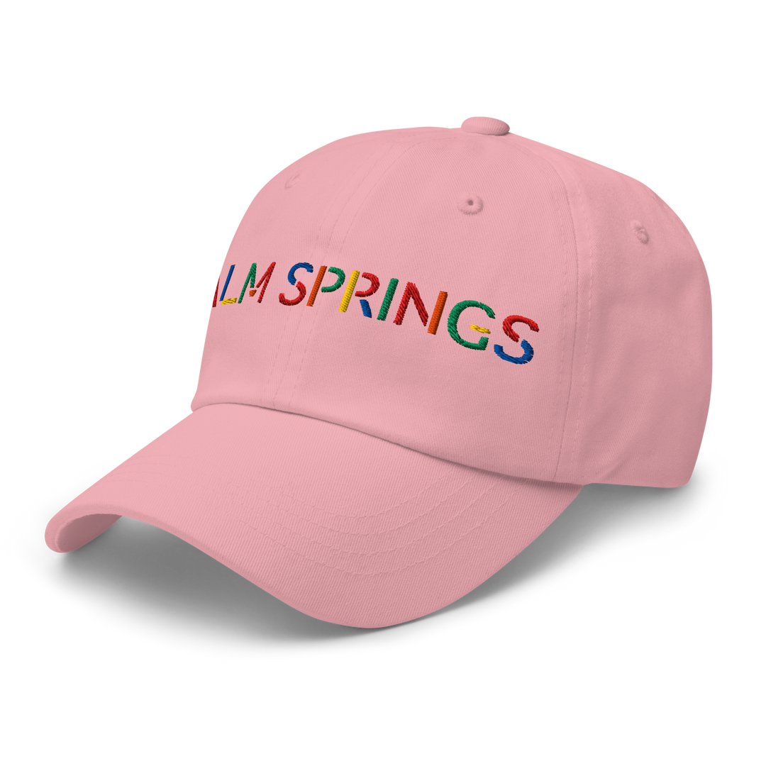 Palm Springs 1980s Pink Dad Hat