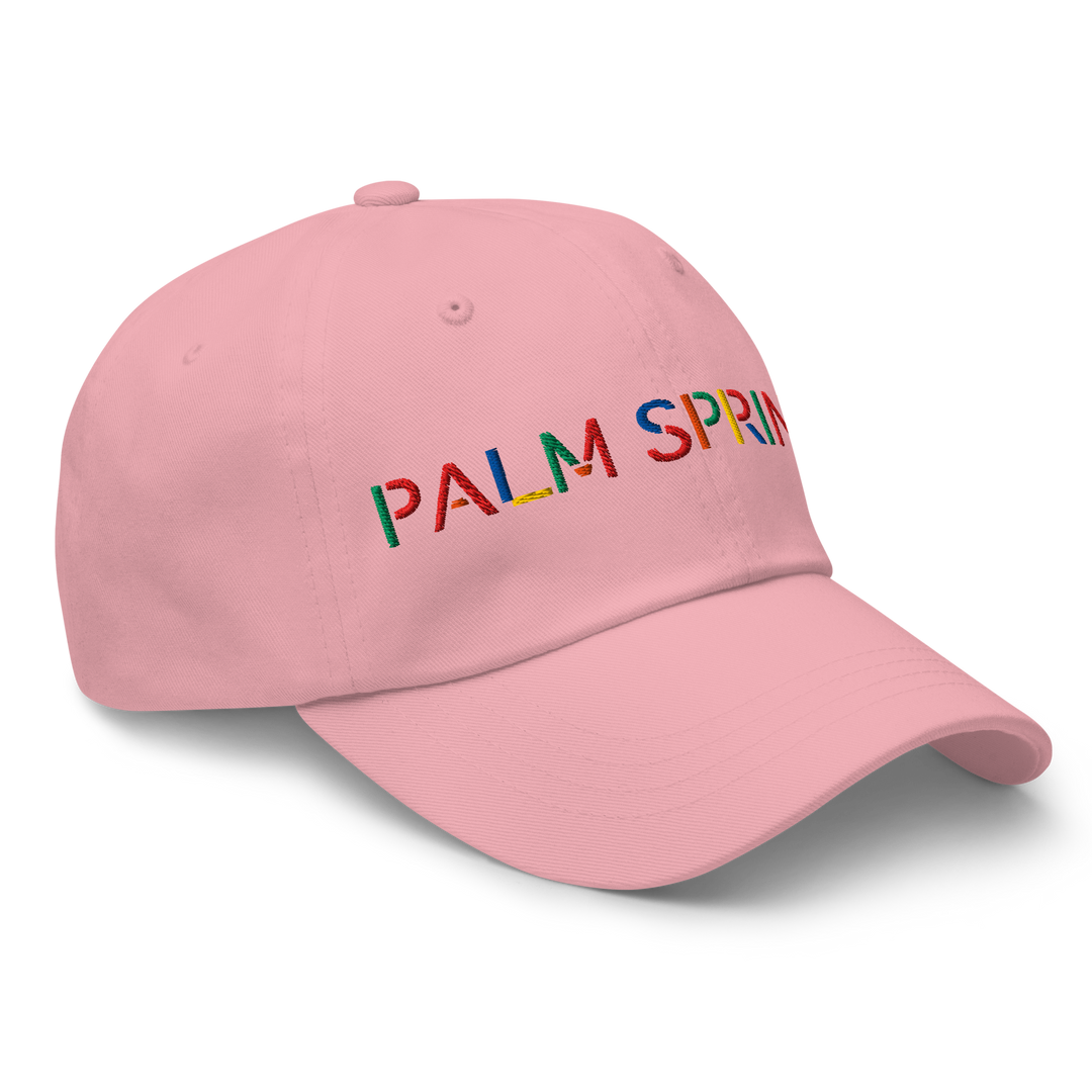 Palm Springs 1980s Pink Dad Hat