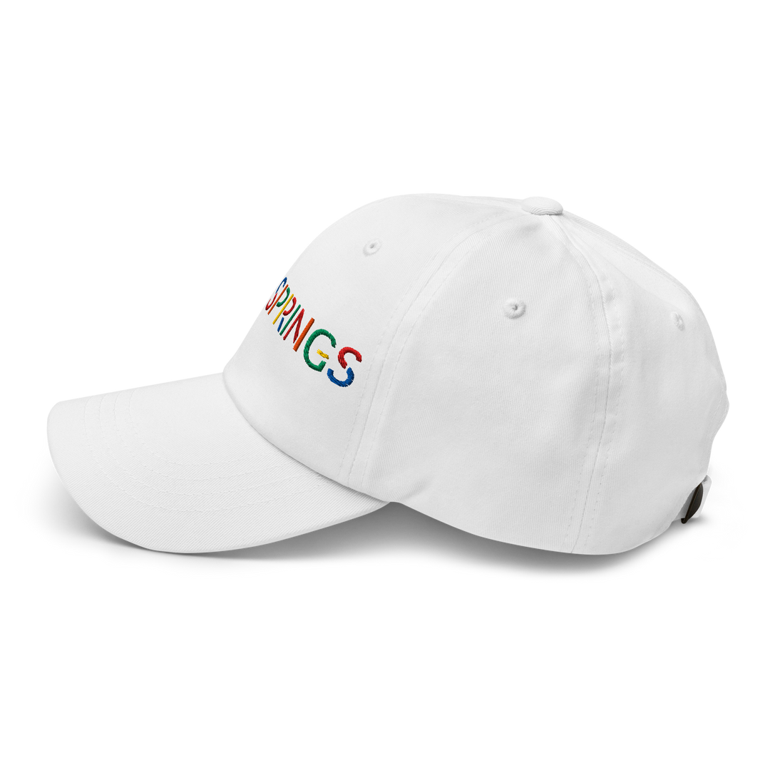 Palm Springs 1980s White Dad Hat