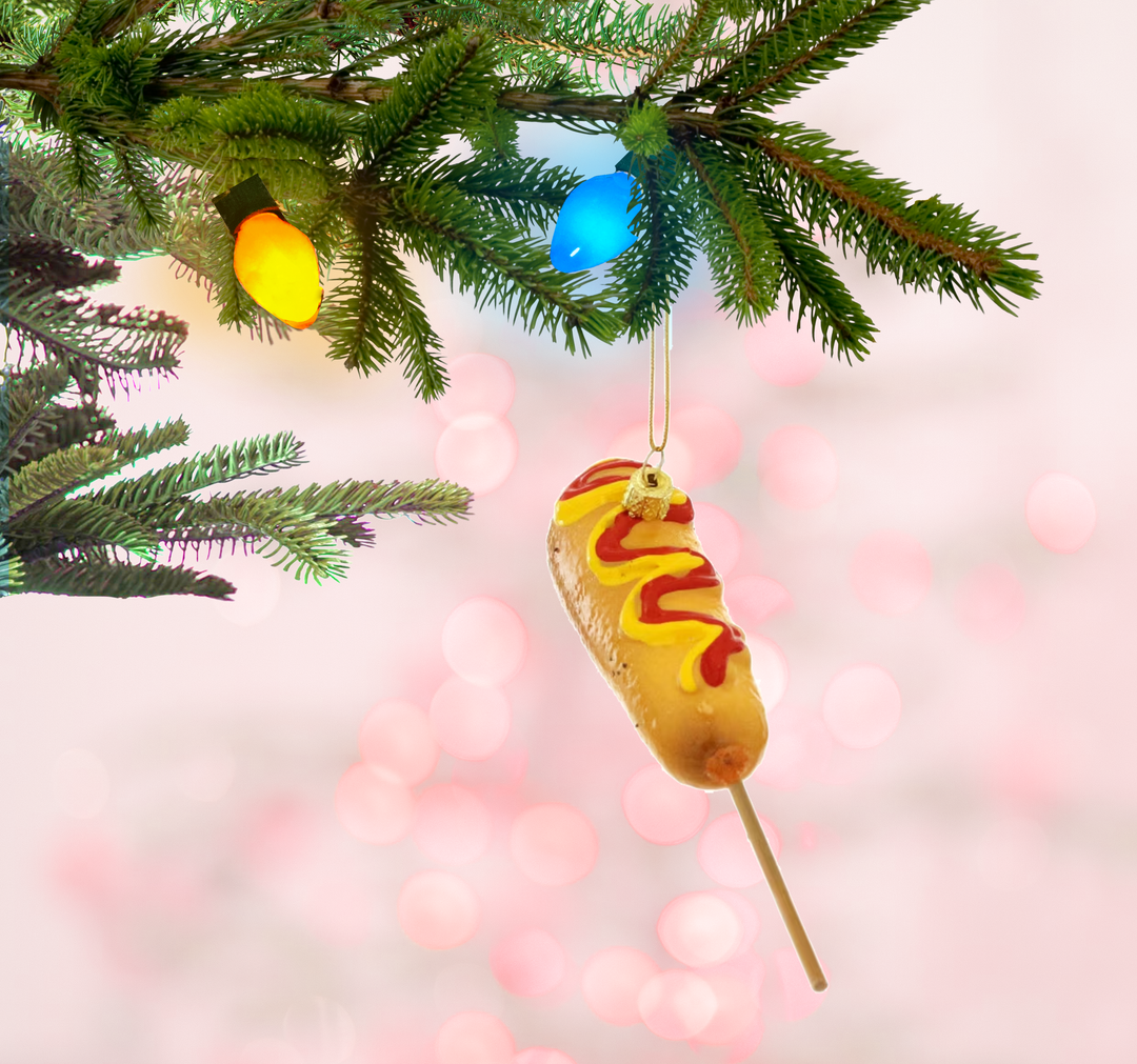 Corn Dog On A Stick Ornament