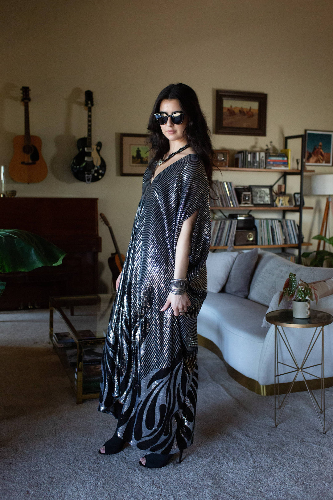 Disco Inferno Sequin Caftan – Peepa's Gift Store Disco Inferno Sequin Caftan – Peepa's Gift Store
