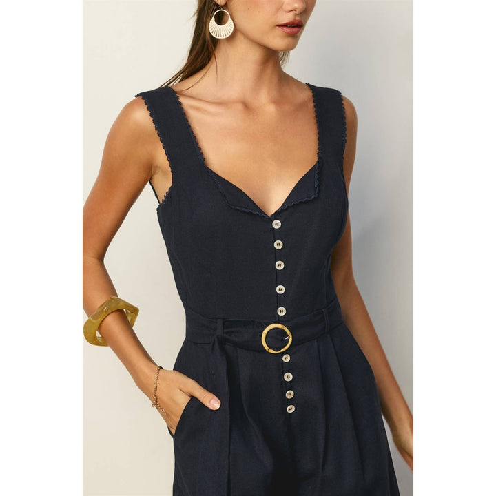 Heaven Sent Lace Trim Foldover Romper