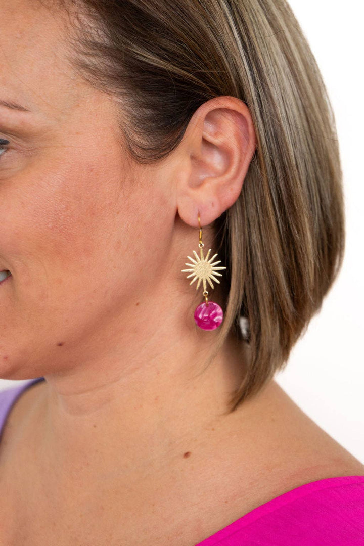 Solana Earrings - Raspberry // Jewelry