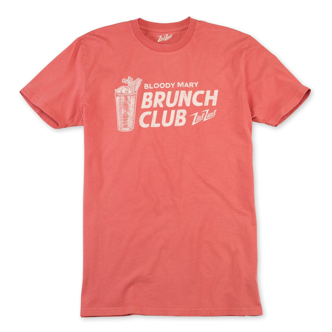 Brunch Club Vintage Tee - Red