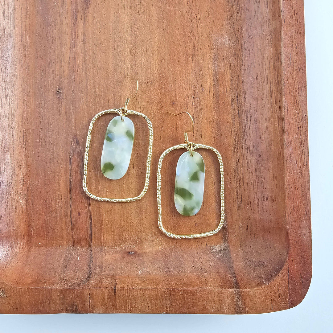 Madison Earrings - Pear Opal // Jewelry