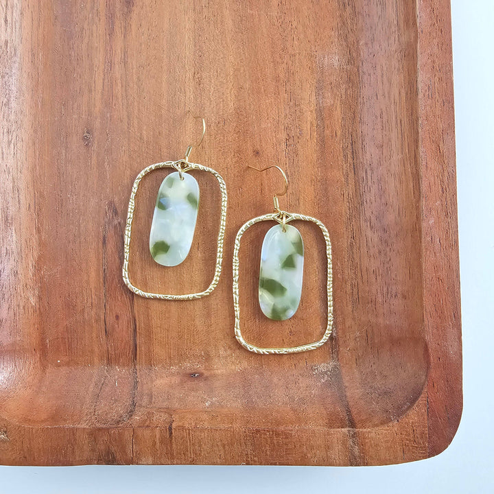 Madison Earrings - Pear Opal // Jewelry